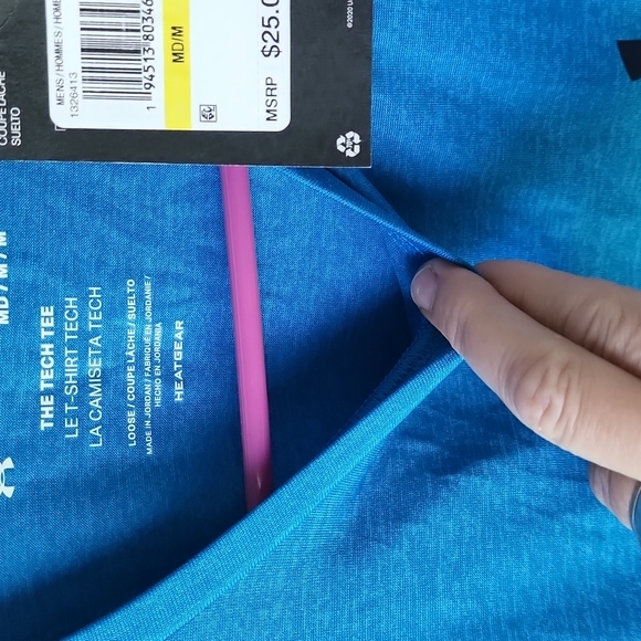 NWT Mens Under Armour Tech Tee Medium - Picture 2 of 3